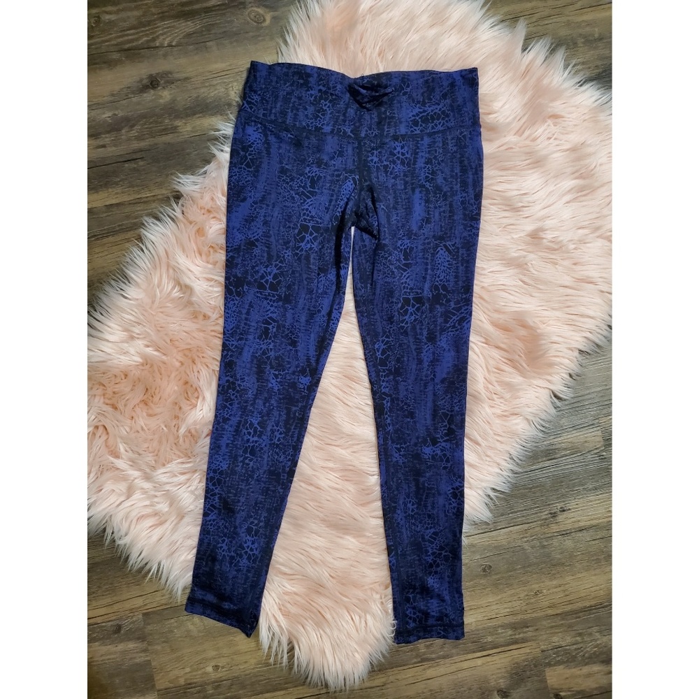 Purple & Black Leggings